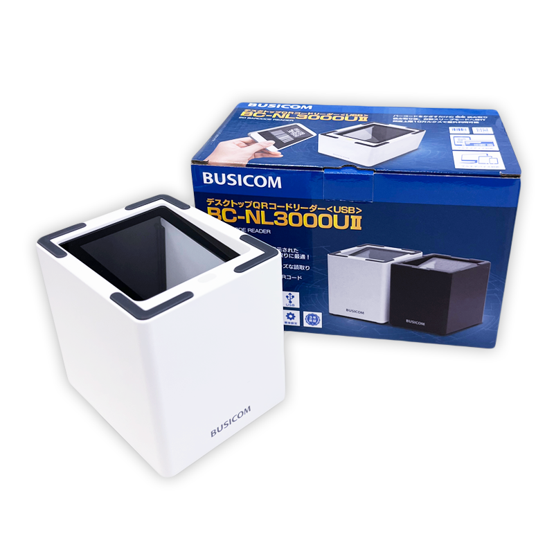 10375 BUSICOM QRコードリーダー BC-NL3000UⅡ 黒 卓上QRコードリーダー「BC-NL3000UⅡ」 | 株式会社ビジコム