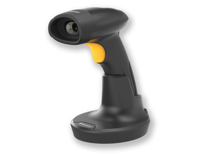 自動読み取りも可能なスタンド型充電クレードル