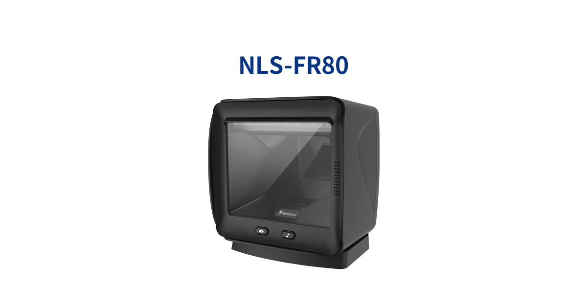 レジカウンター向け定置式2次元バーコードリーダー「NLS-FR80」 | 株式