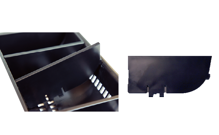 図：可動式の仕切り板