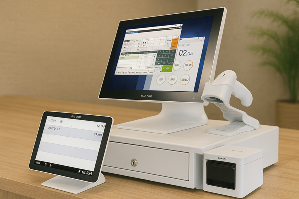 写真：小売店など常設店舗のレジ会計業務に