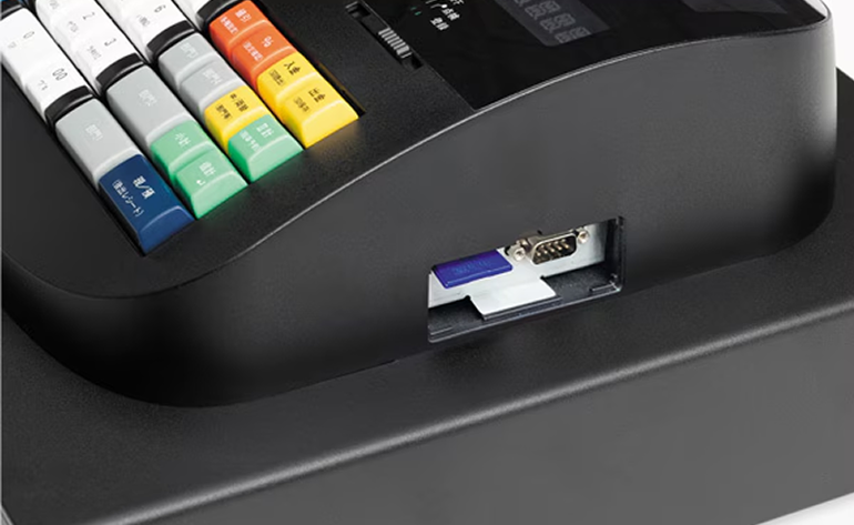 SDカードで店名ロゴの印字に対応