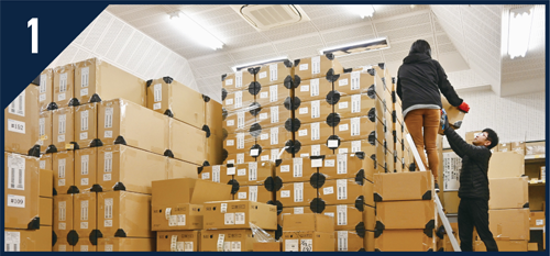 国内に潤沢な在庫を確保