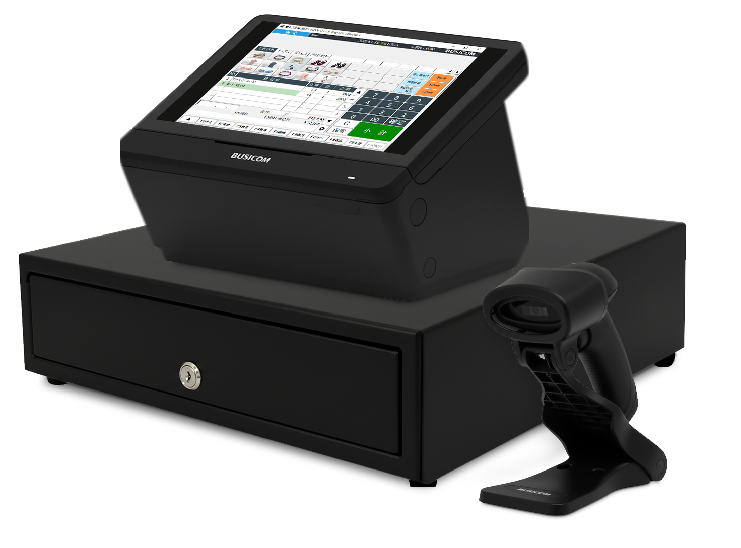 10.1インチ POSレジ（ブラック）
