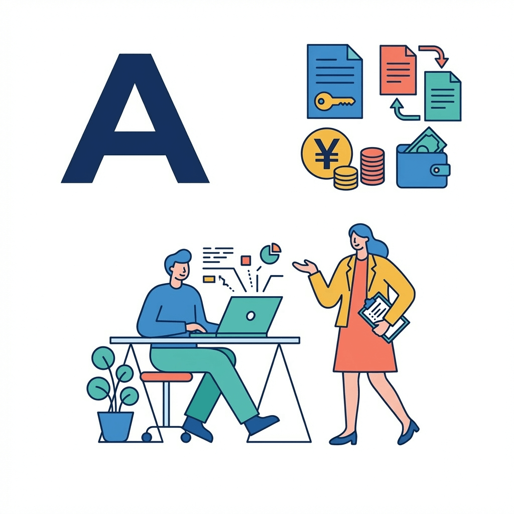 自社送信のイラスト