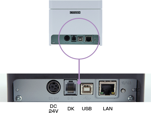 写真:CT-S253ETJ インターフェース