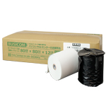 中保存紙80mm幅 レシートプリンター用 感熱ロール紙(レジロール) 10巻セット