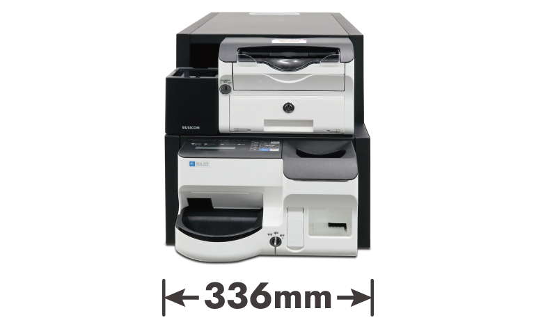 コンパクトな縦置き設計